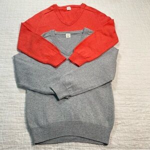 Crewcuts by J. Crew Boy’s Crew  V-Neck Sweaters Size 6/7